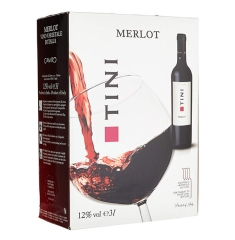 Rượu Vang Bịch Tini Merlot 3 Lít 