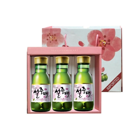 Set Quà Tặng Rượu Mơ Xanh Hàn Quốc 